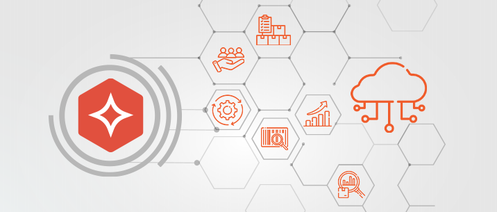 PIRO Fusion jewelry software icons showing cloud, analytics, and automation